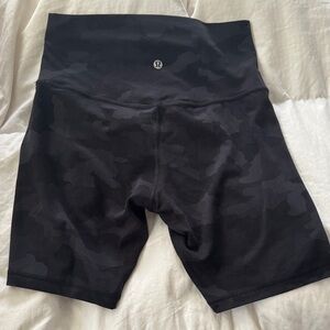 lululemon athletica Dark Camo Bike Shorts